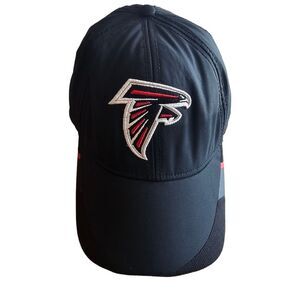 Atlanta Falcons Embroidered Adjustable Hat NFL Football Cap Black Red White L/XL